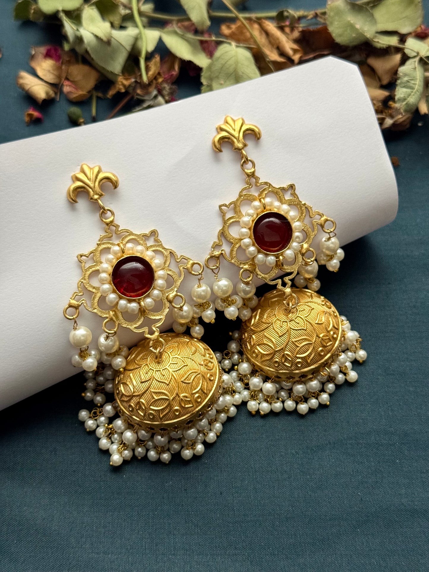 Premium Brass Safeena Jhumka