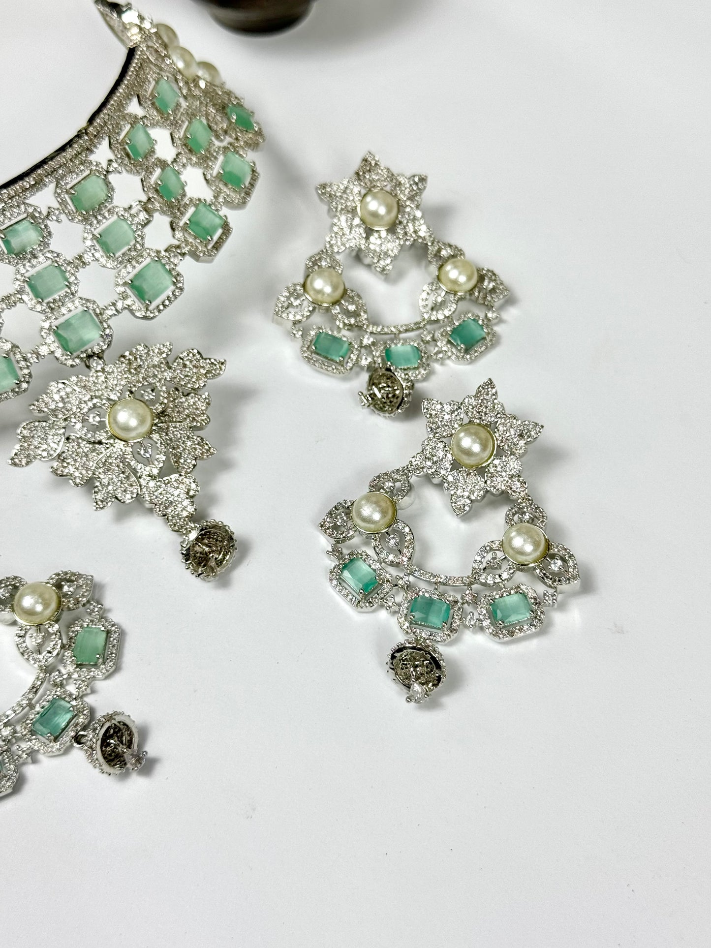 American Diamond 1 karat Designer Choker Set