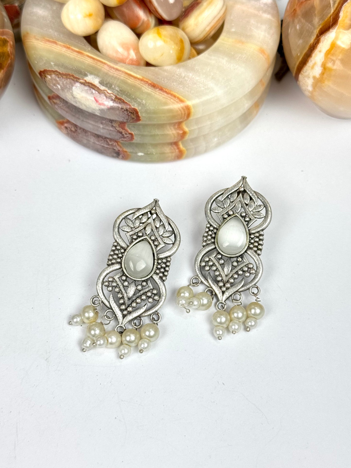 Premium Brass made Oxidised Earrings