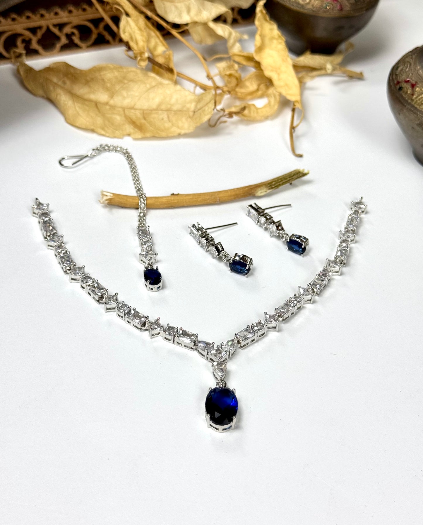 American Diamond 1 karat Necklace sets