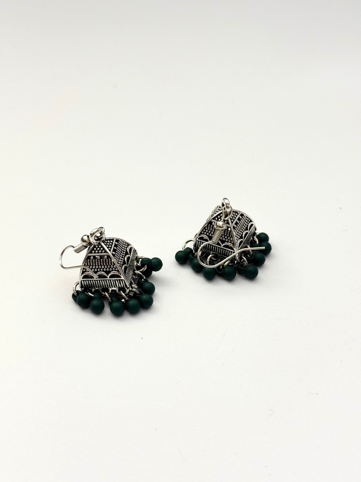 Oxidised jhumkies