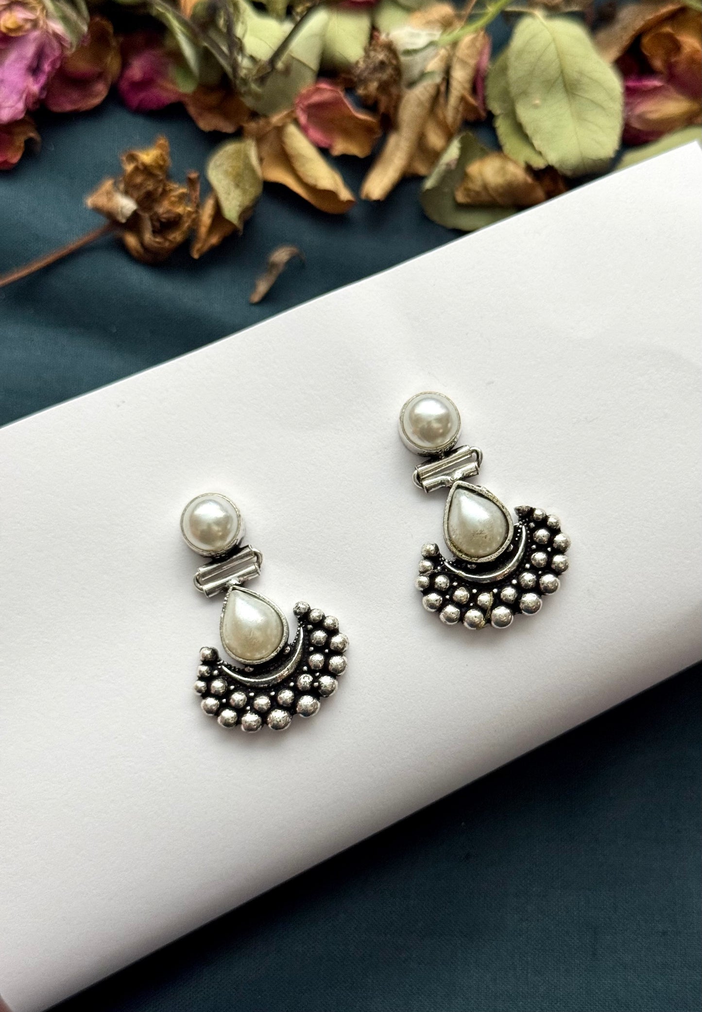 Premium Brass made oxidised Earrings