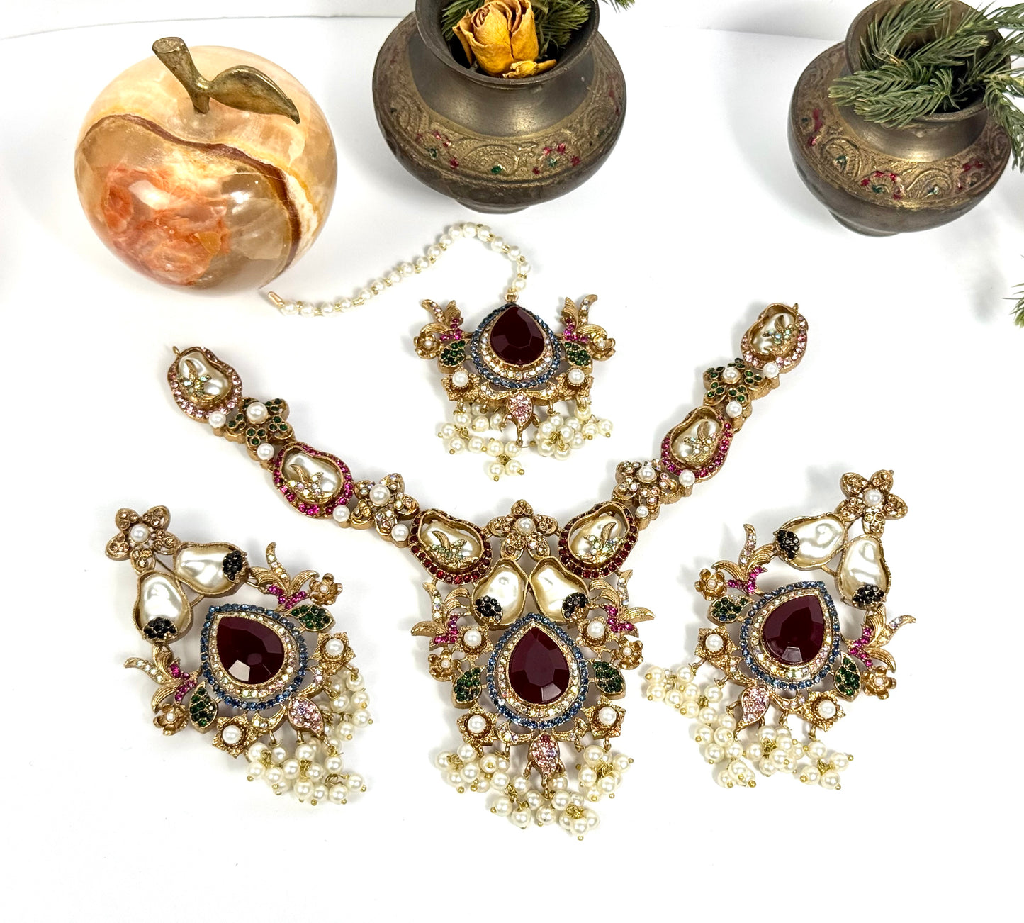 Turkish Jahan Ara Necklace Set