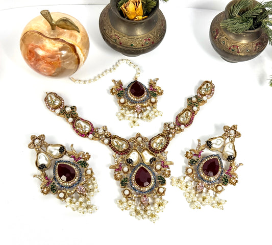 Turkish Jahan Ara Necklace Set