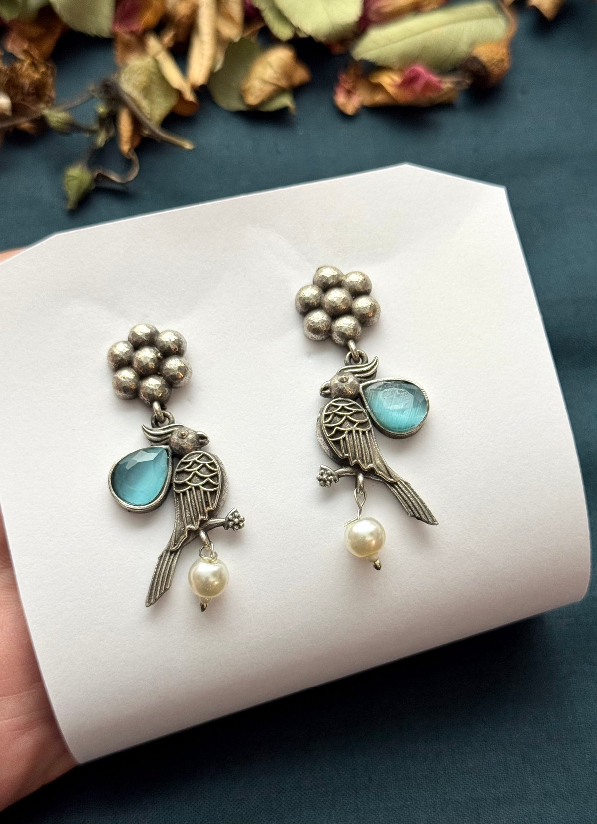 Premium Brass made oxidised Earrings
