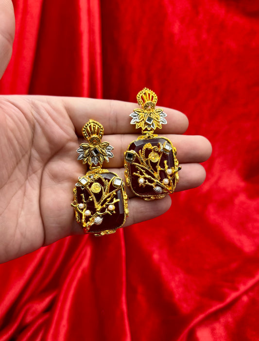 EGYPTIAN Stone Earrings