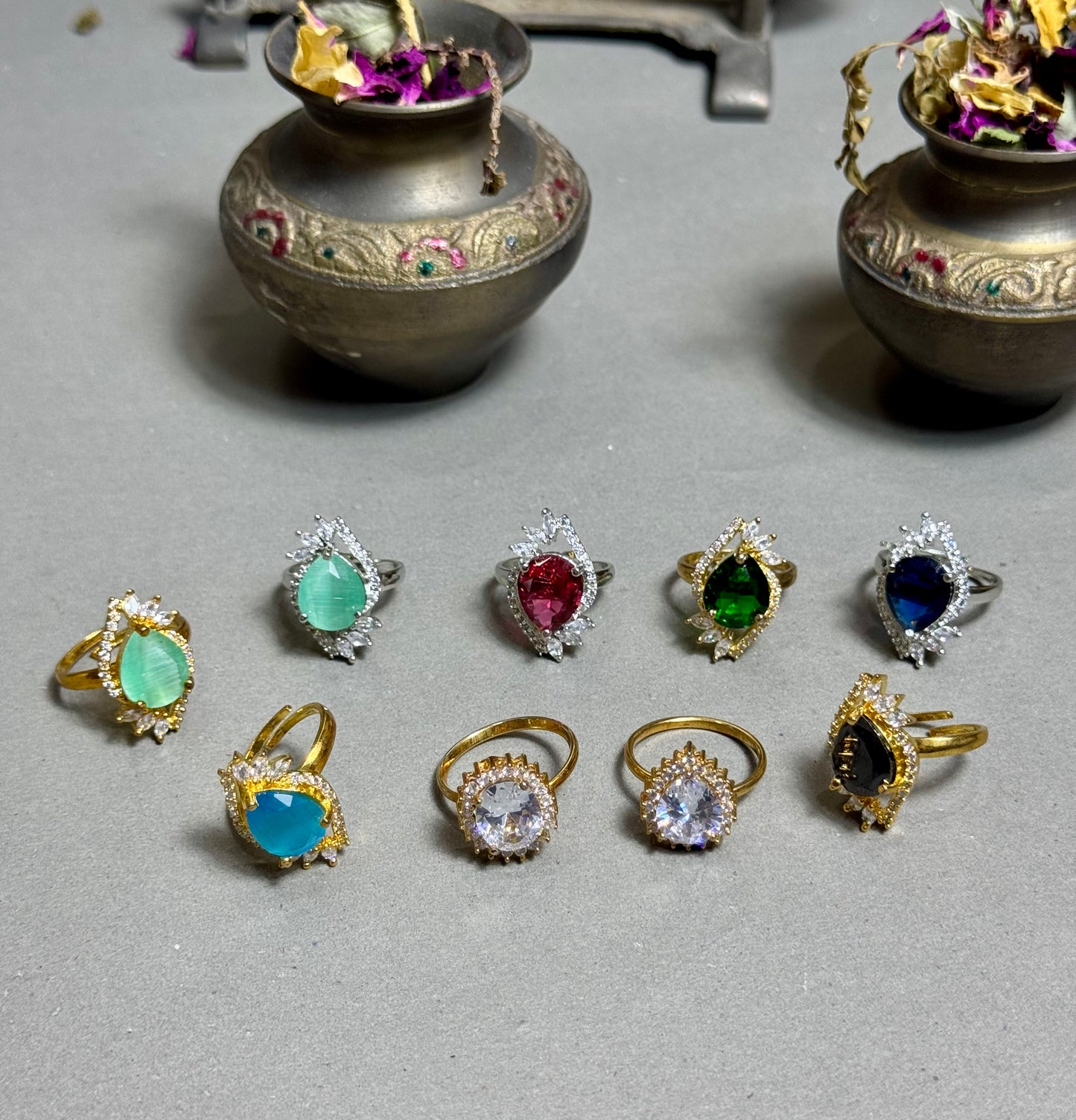 American Diamond 1 karat Rings