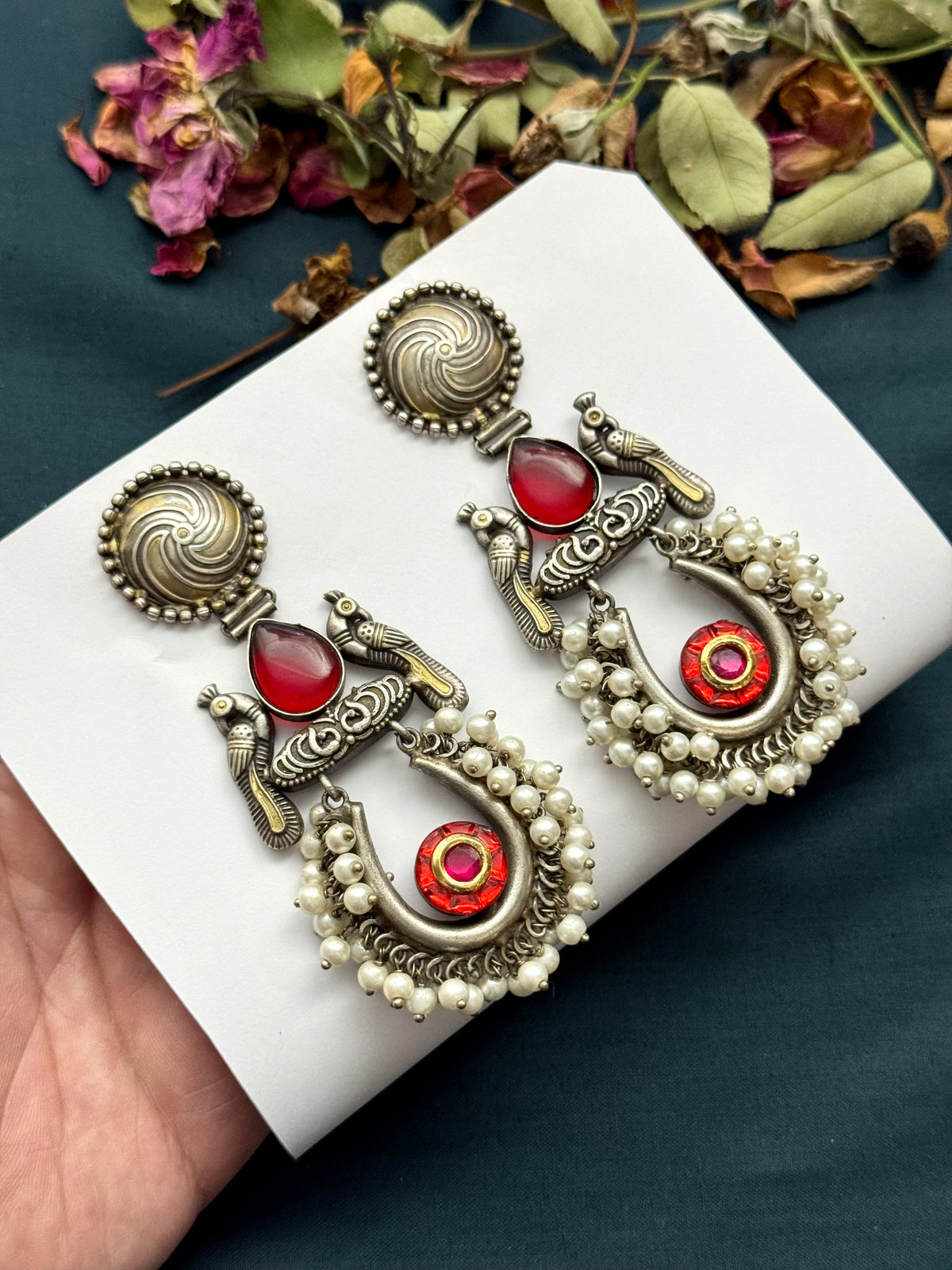 Premium Oxidised Layla Earrings