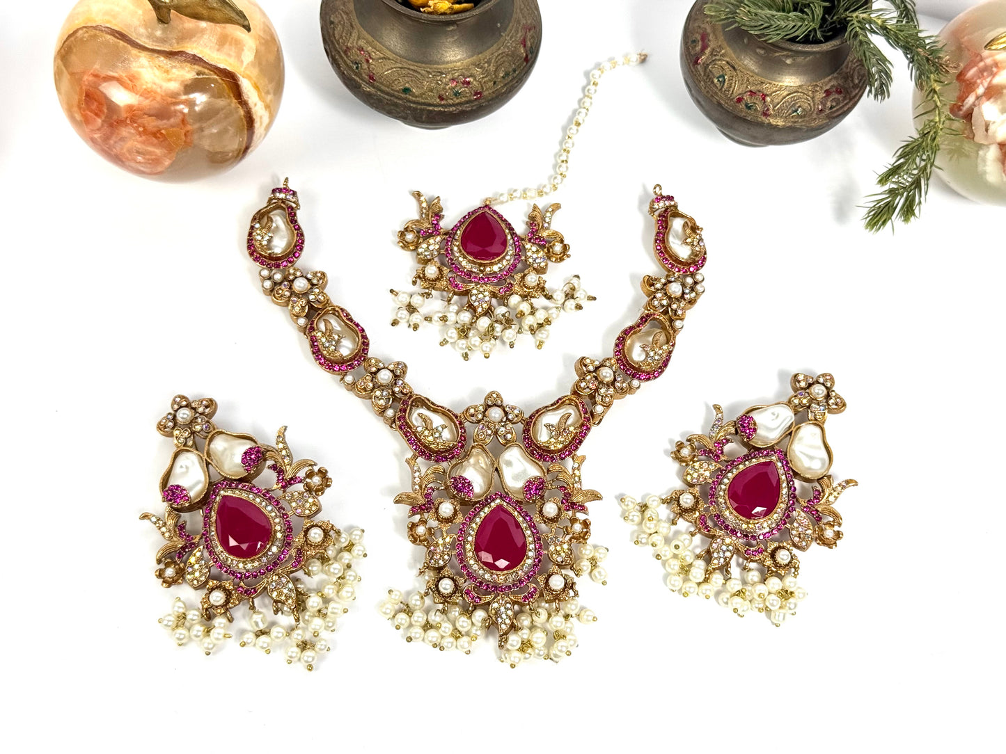 Turkish Jahan Ara Necklace Set