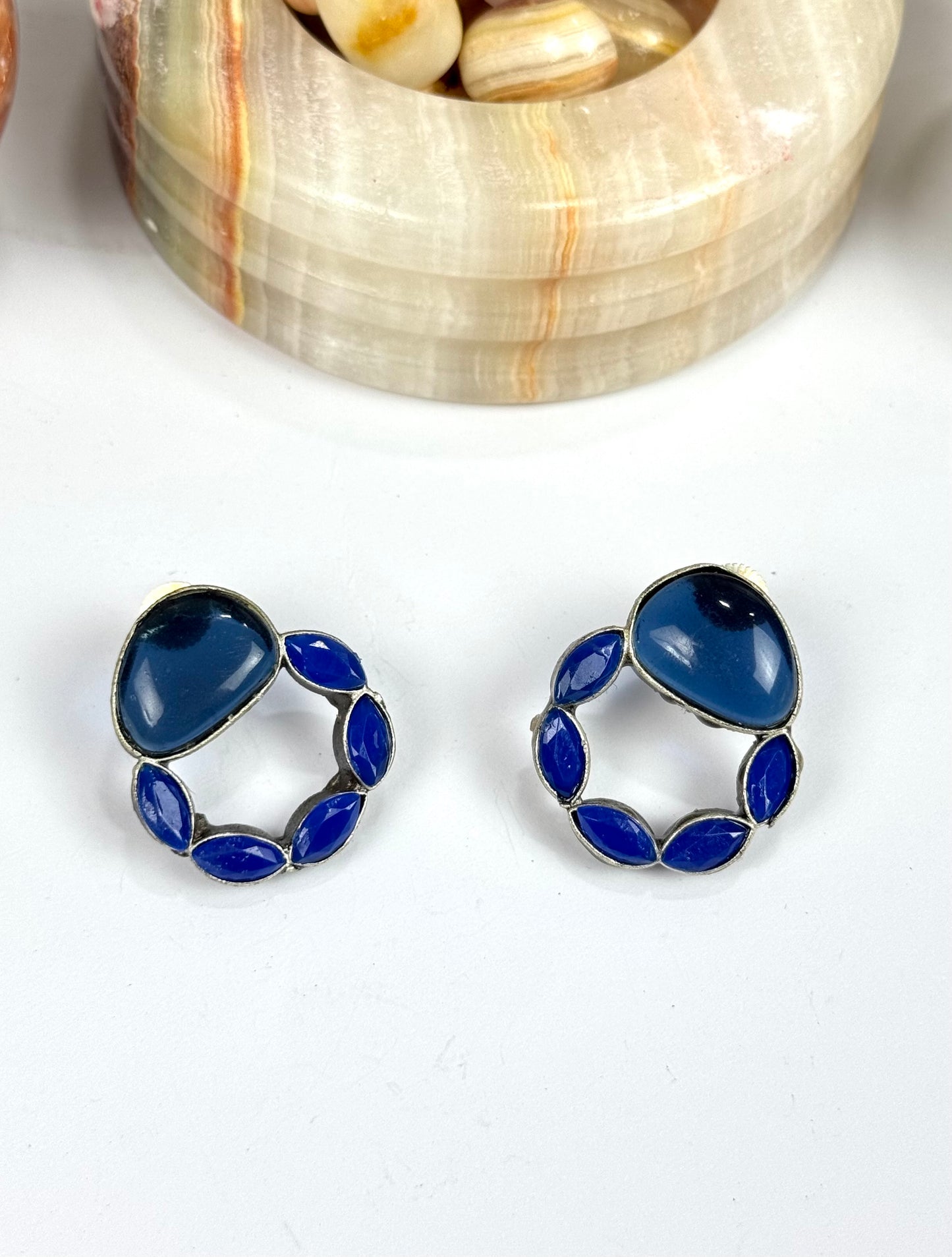 Premium Brass made Oxidised Earrings