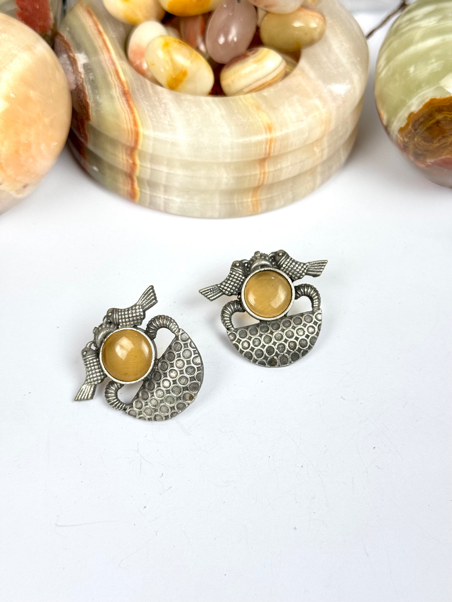 Brass Made Premium oxidised Bird Tops