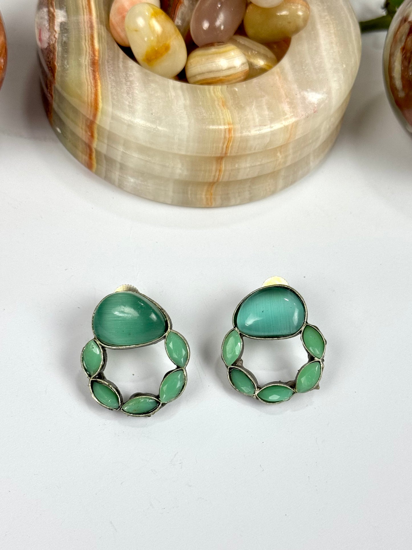 Premium Brass made Oxidised Earrings