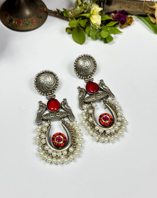 Premium Oxidised Layla Earrings