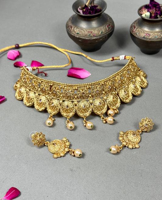 Rajwadi Choker set