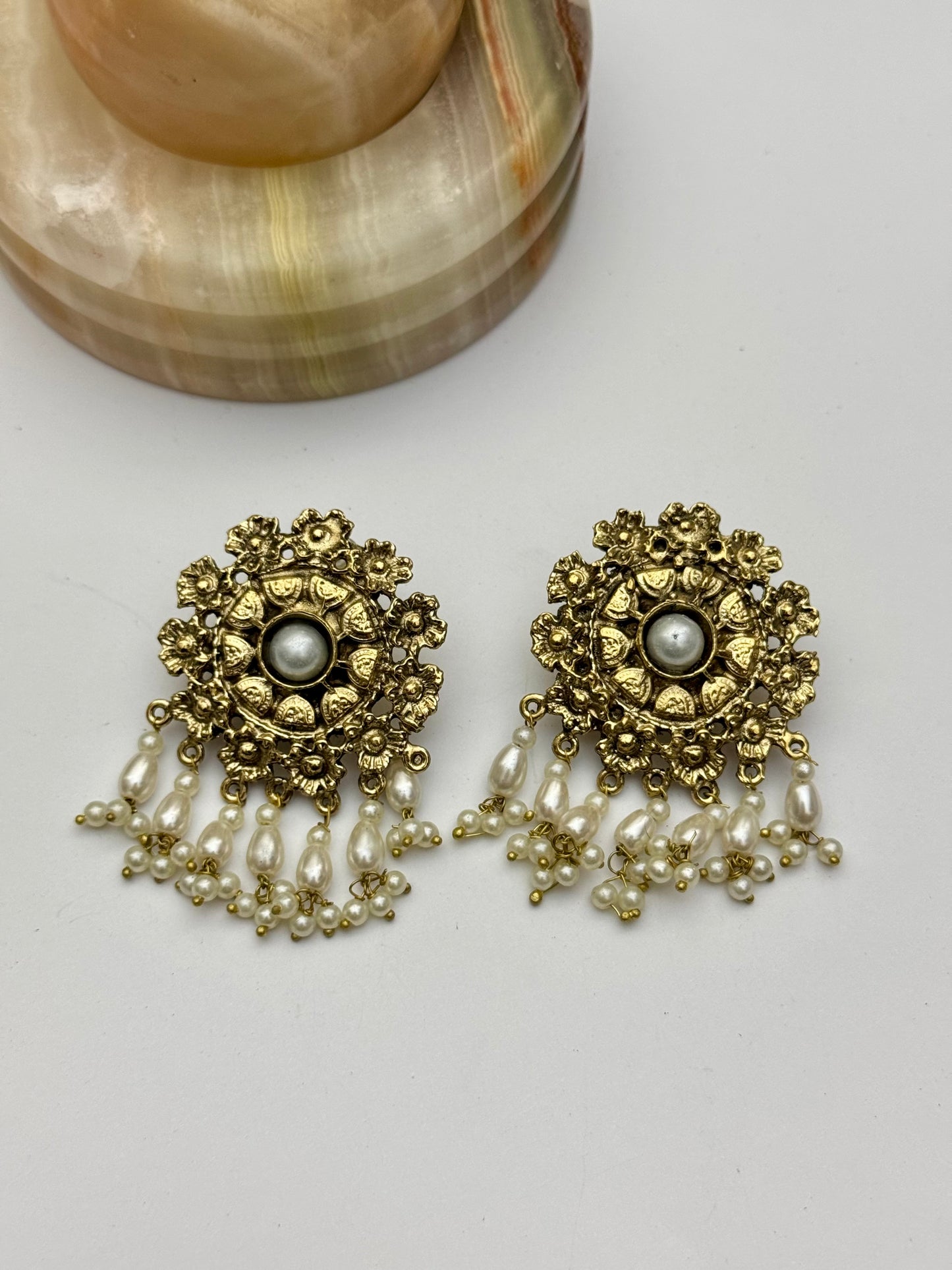 Tribal Flower Earrings