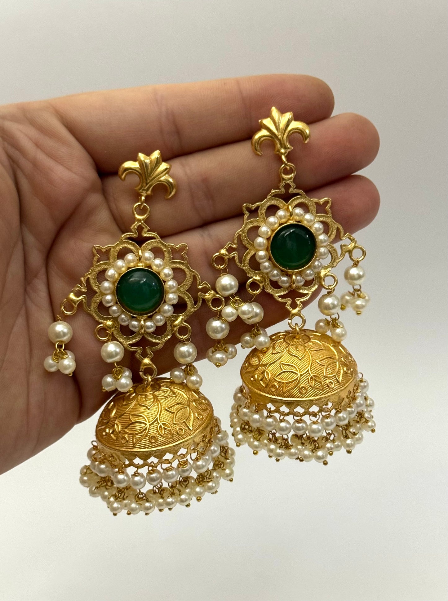 Premium Brass Safeena Jhumka