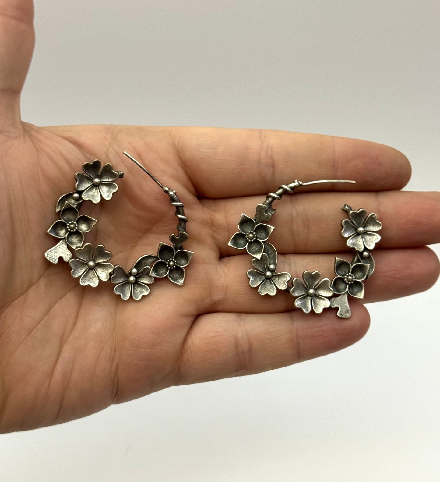 Premium Brass made Flower Earrings