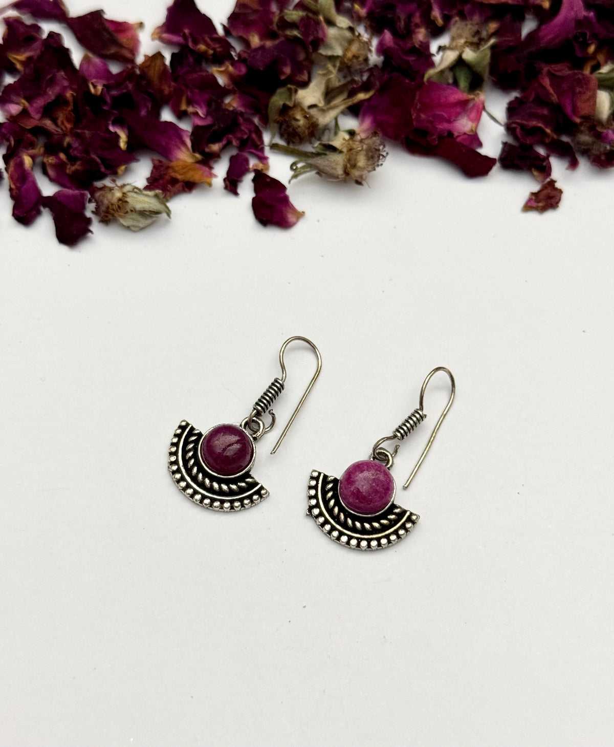 Premium Brass made Oxidised Mini Earrings