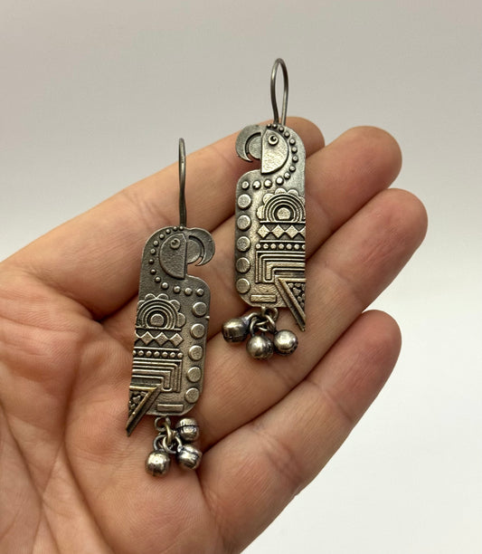 oxidised Parrot Earcuf