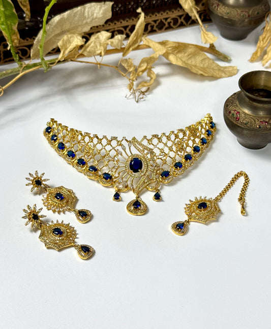 American Diamond 1 karat Choker set