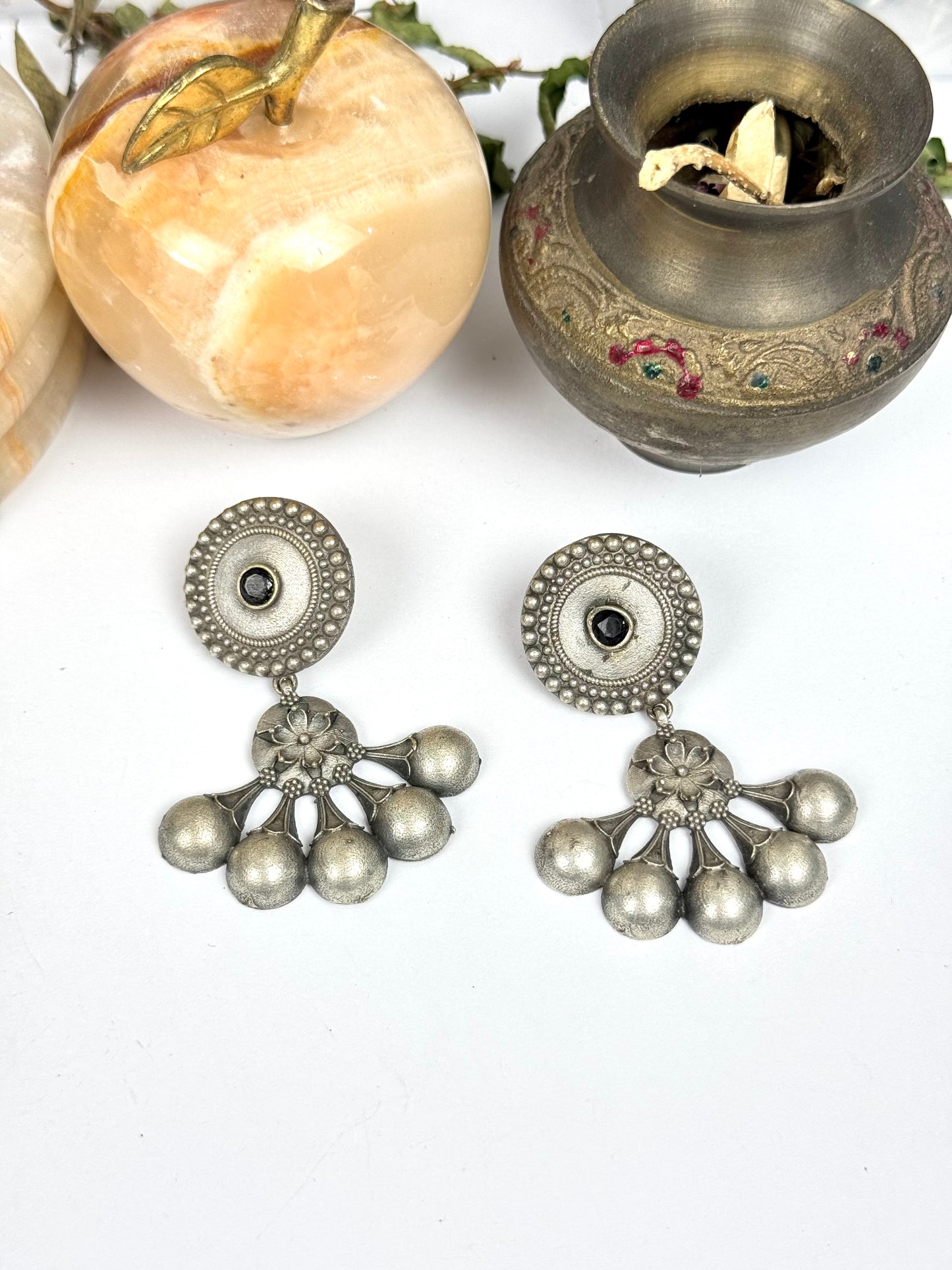 Premium Brass made Oxidised Earrings