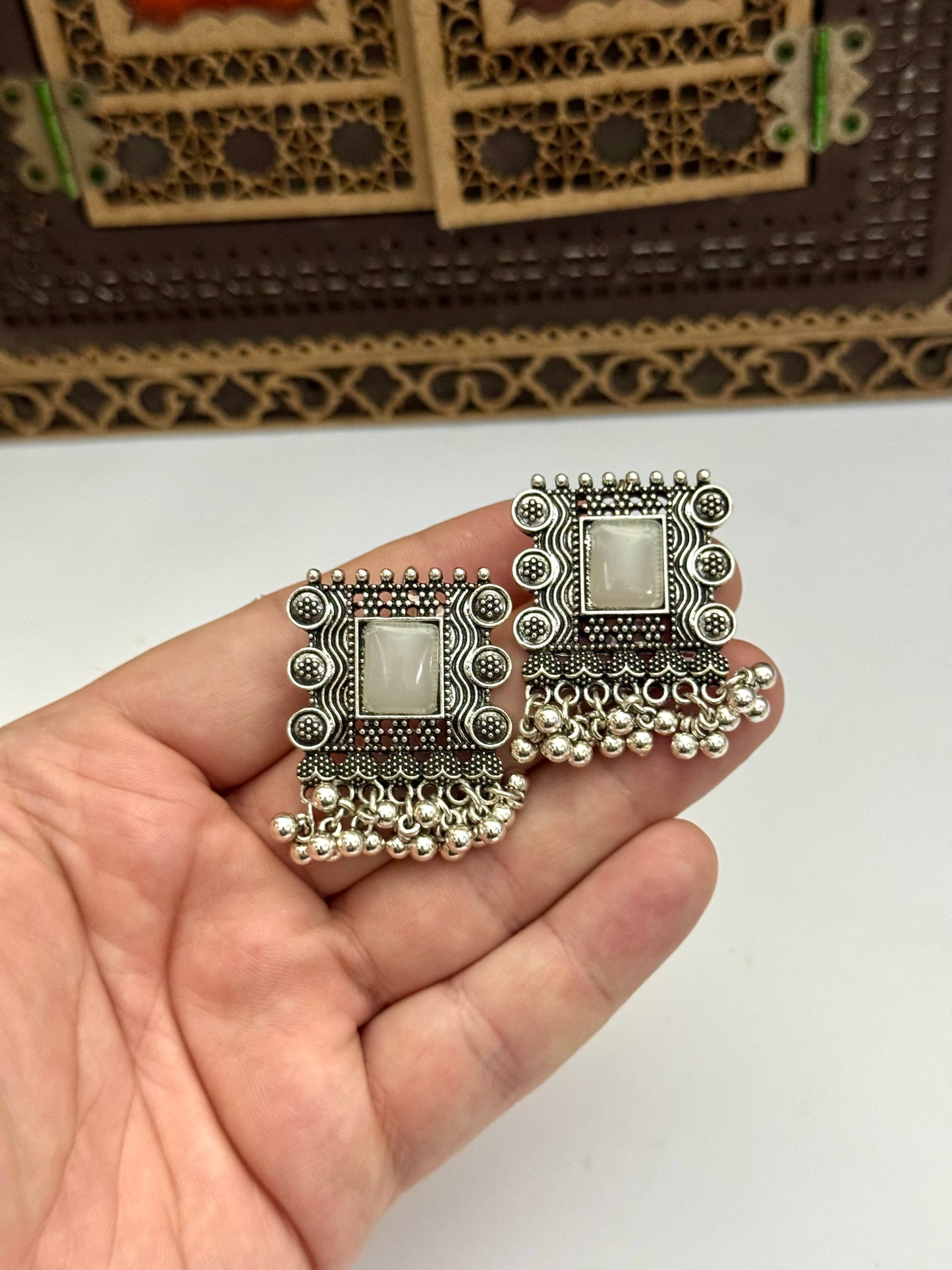 Chinese in budget Oxidised Earrings