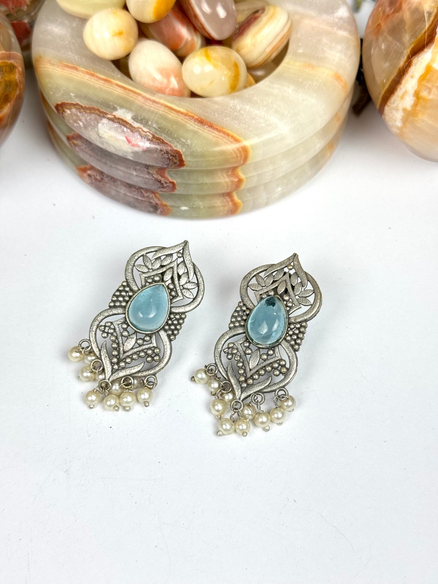 Premium Brass made Oxidised Earrings