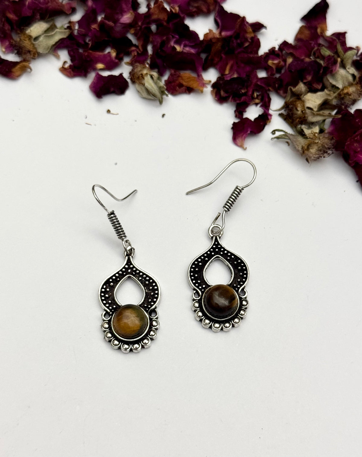 Premium oxidised Brass made Mini Earrings