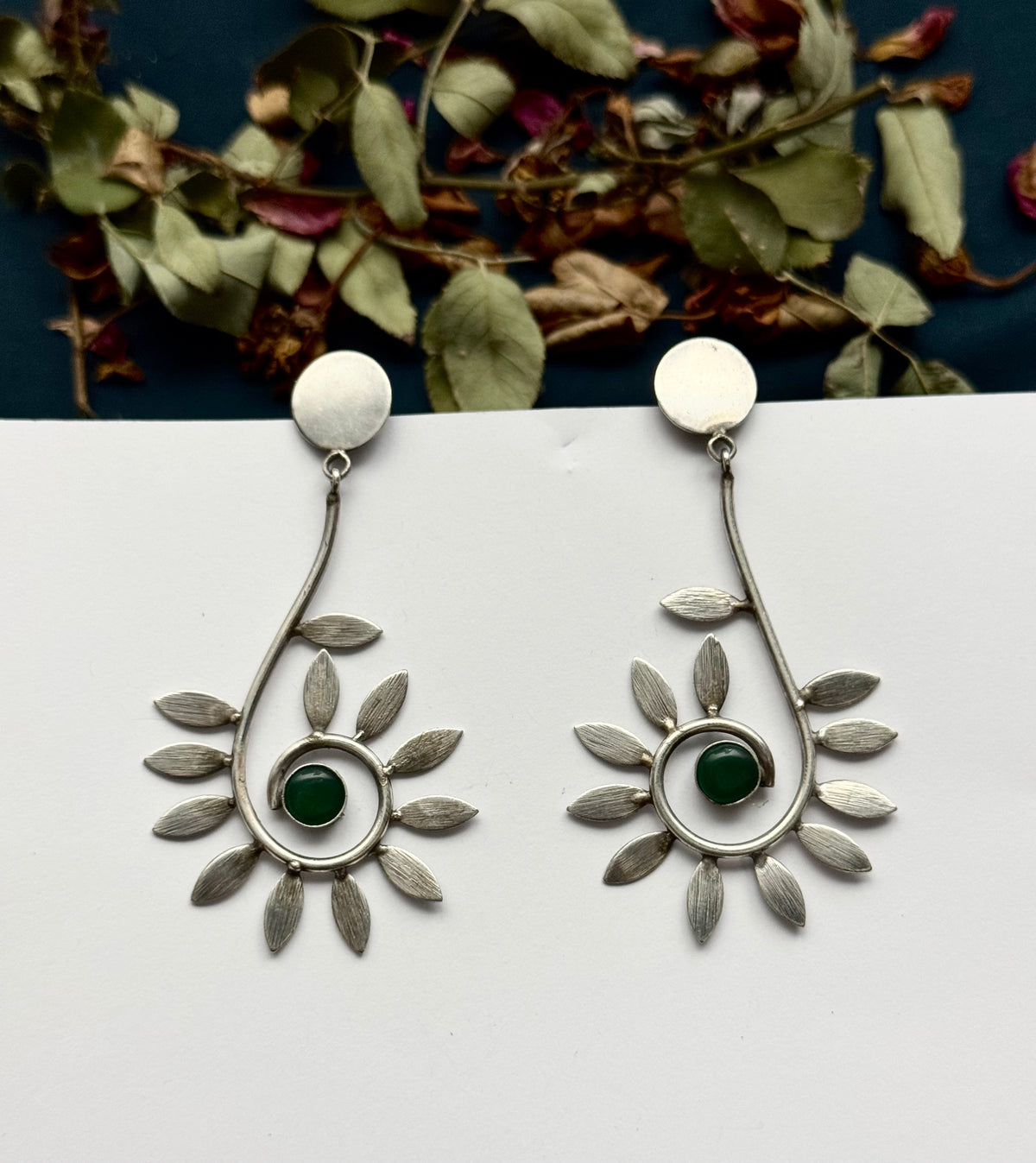 Premium Brass made Oxidised Earrings