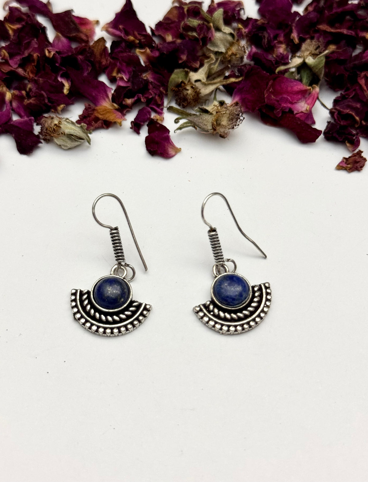 Premium Brass made Oxidised Mini Earrings