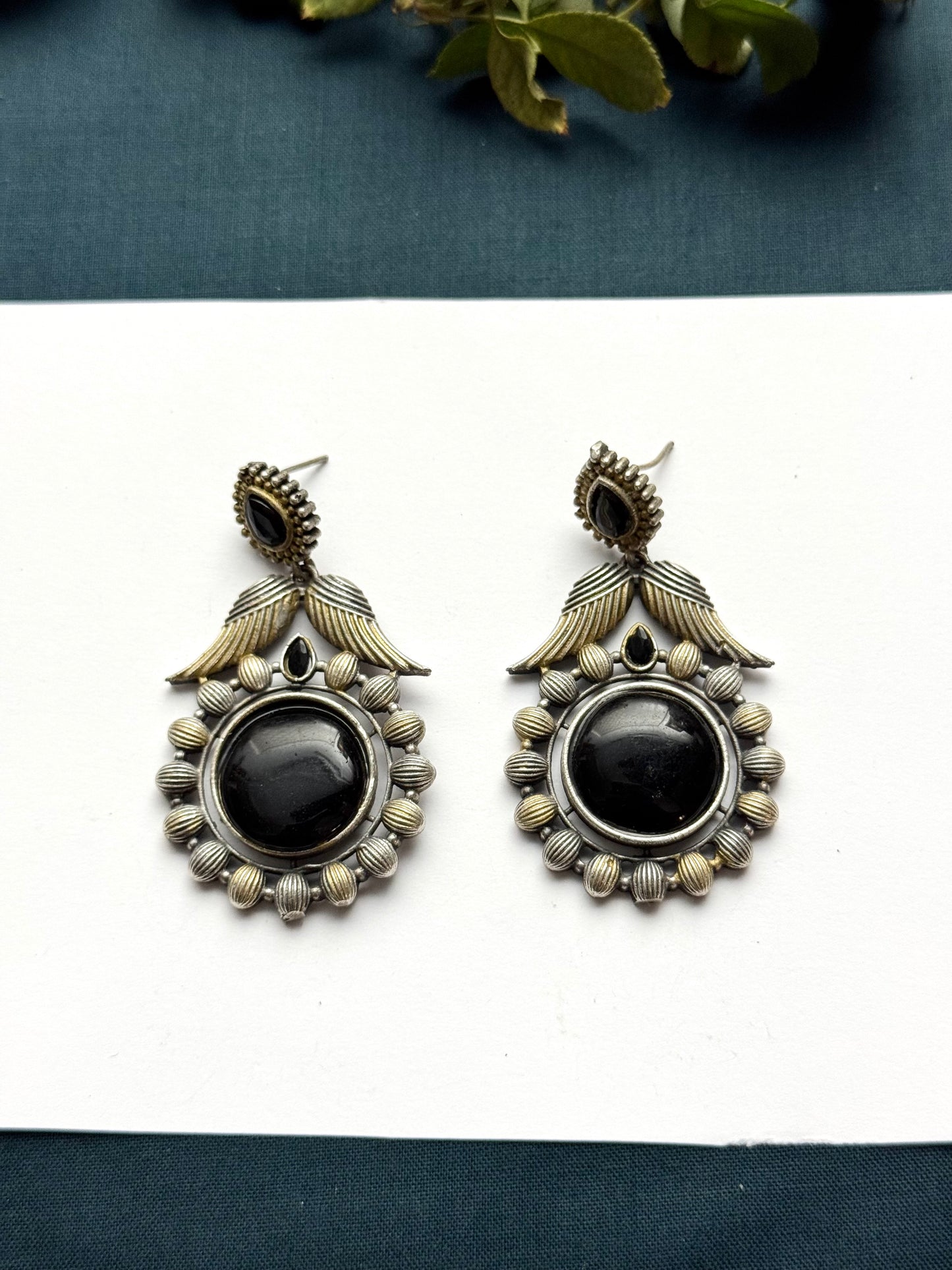 Premium Oxidised Anissa Earrings