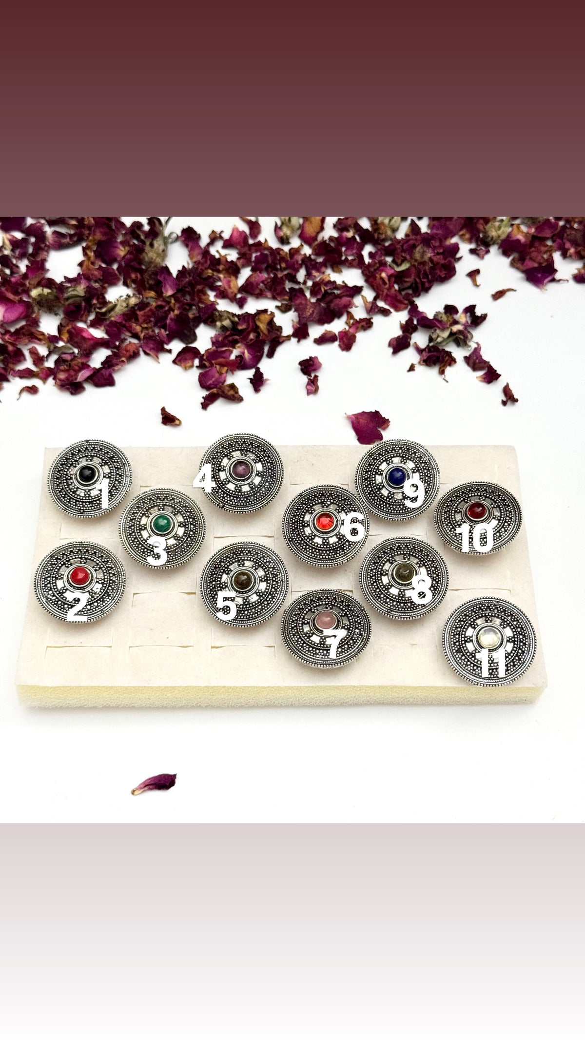 Premium brass made Oxidised Adjustable Rings