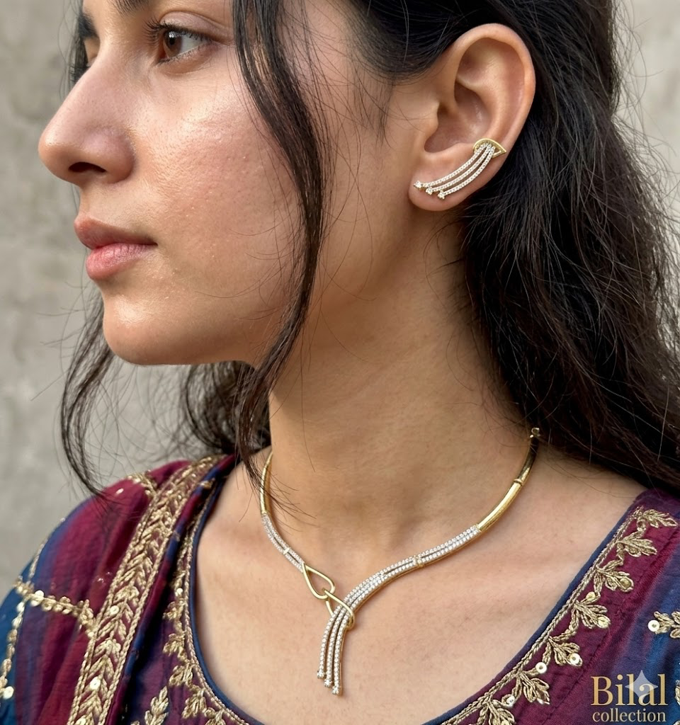 American Diamond Necklace set