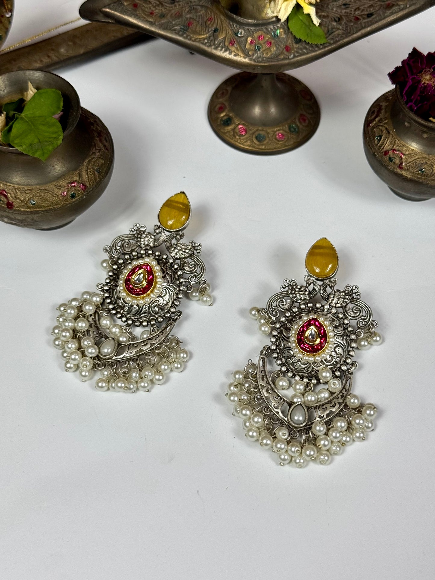 Premium oxidised Aisha Earrings