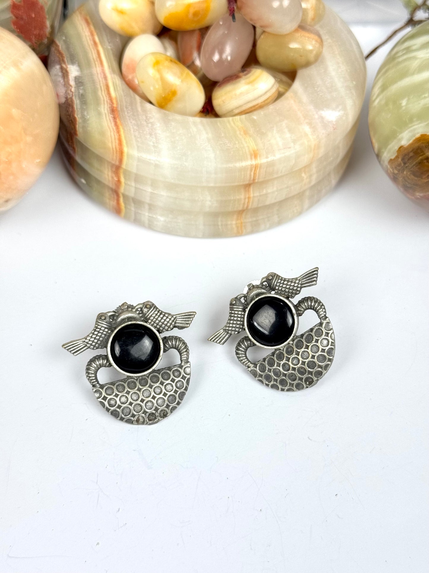 Brass Made Premium oxidised Bird Tops