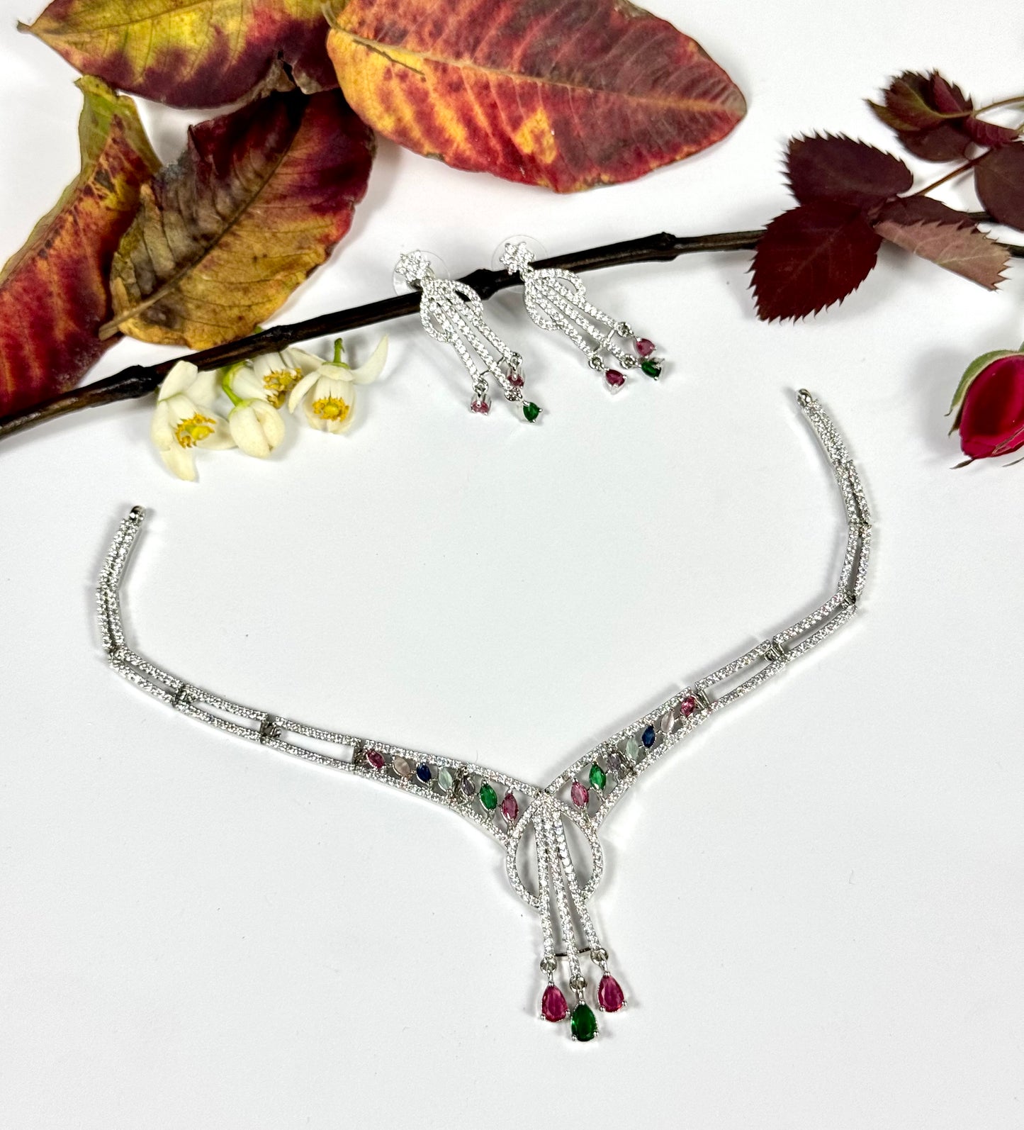 American Diamond Necklace set