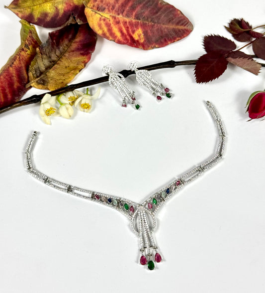 American Diamond Necklace set