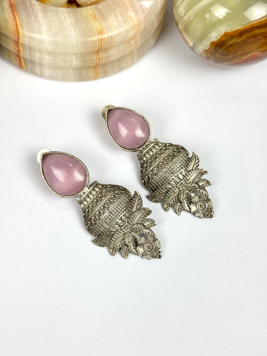 Premium Brass made Oxidised Earrings