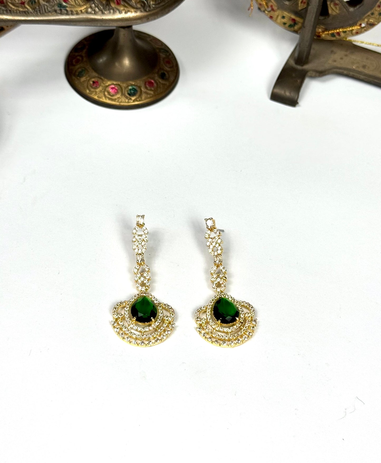 American Diamond 1 karat Earrings