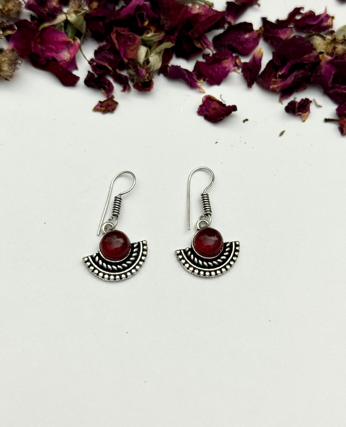 Premium Brass made Oxidised Mini Earrings
