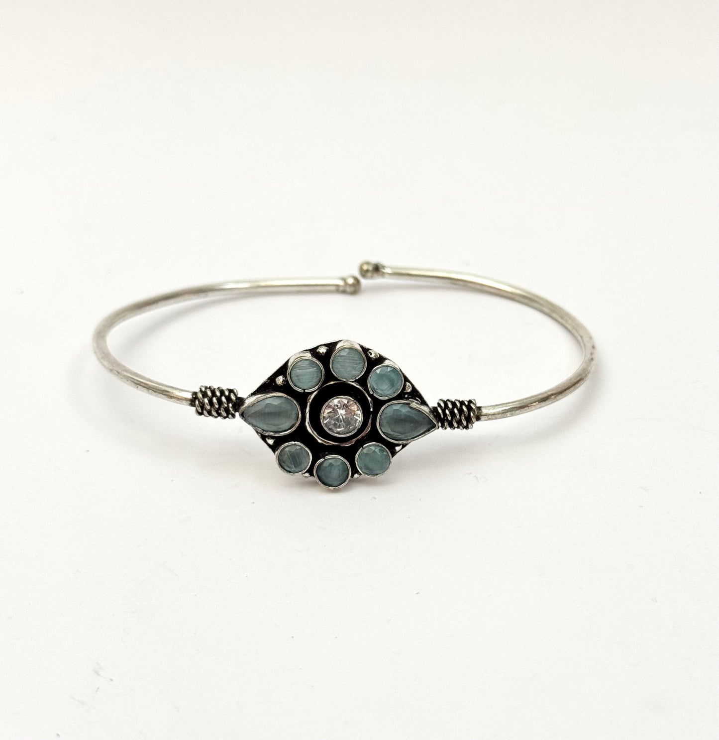 Oxidised Adjustable Bangle