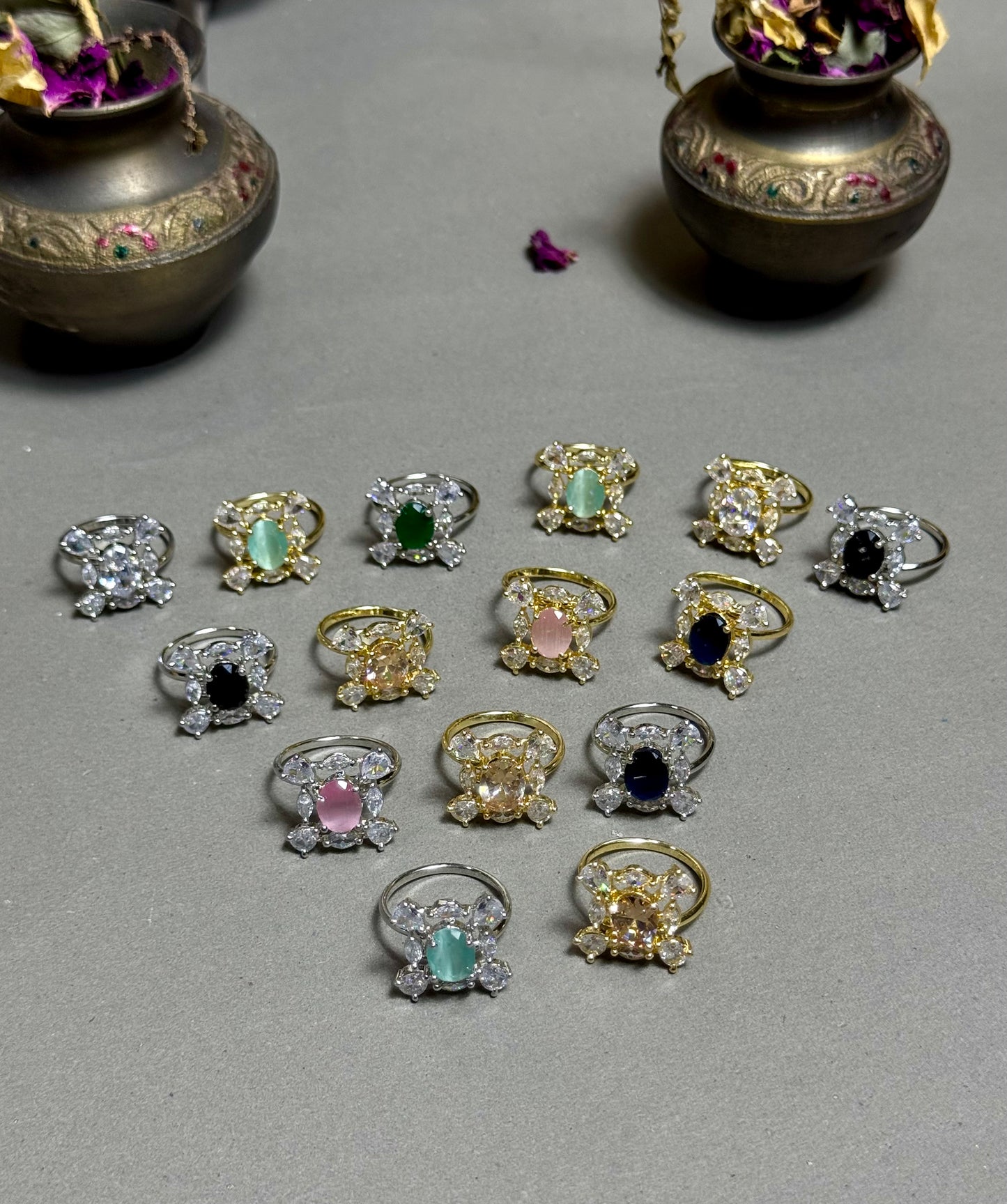 American Diamond 1 karat Rings