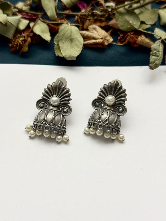 Premium Brass made Oxidised Earrings