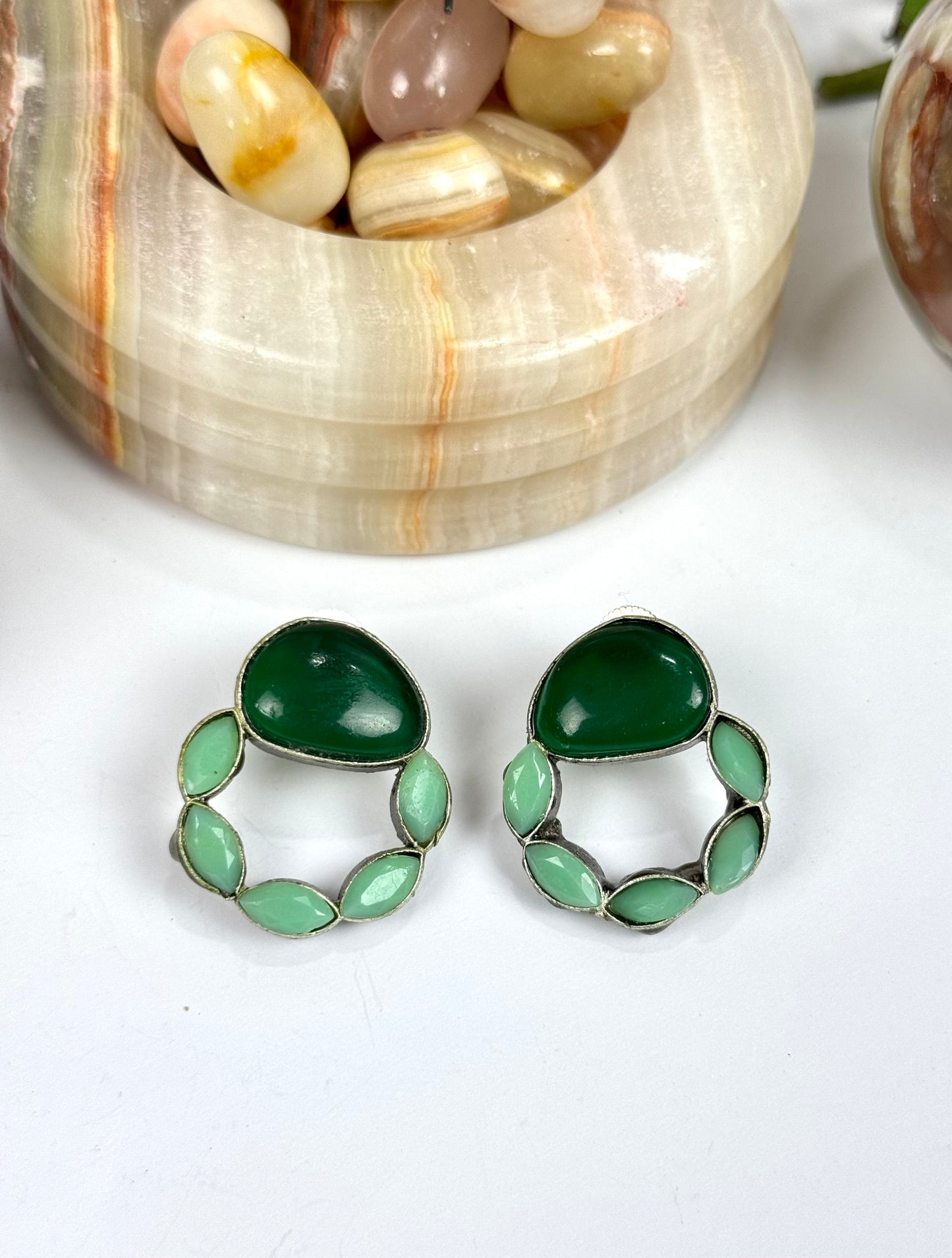 Premium Brass made Oxidised Earrings