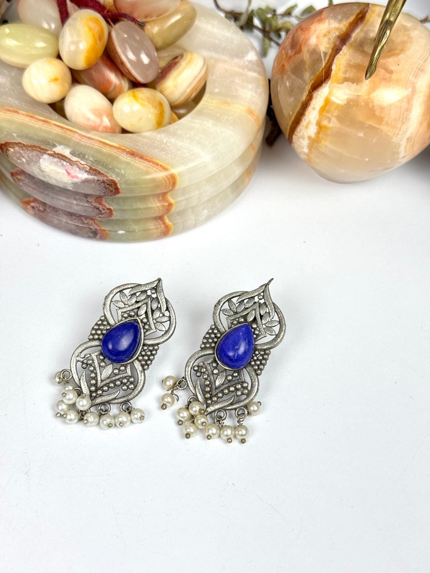 Premium Brass made Oxidised Earrings