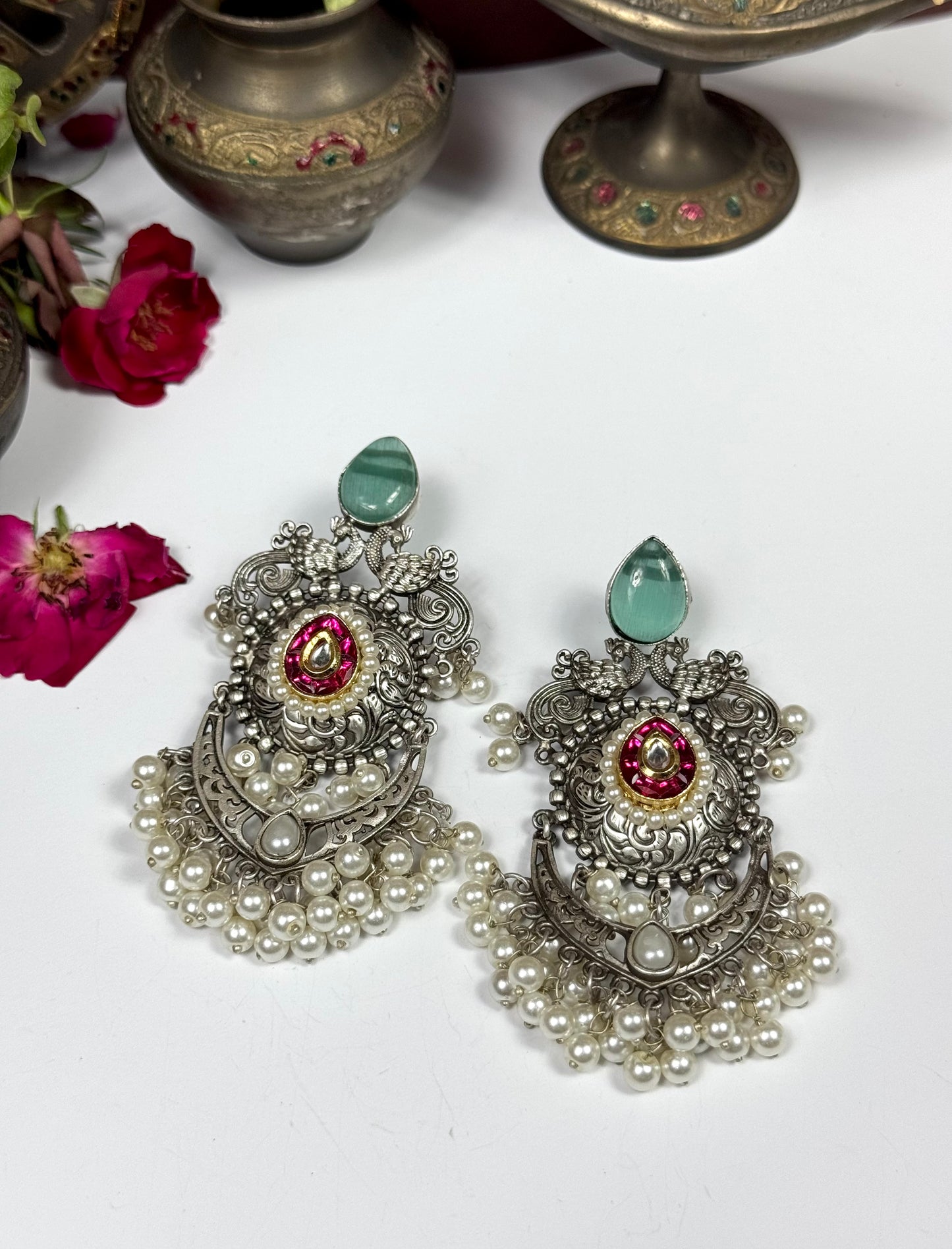 Premium oxidised Aisha Earrings