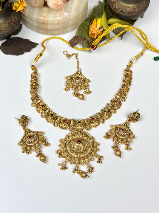 Rajwadi Necklace set