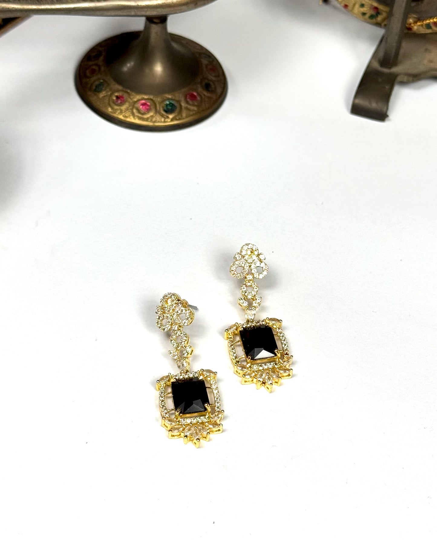 American Diamond 1 karat Earrings