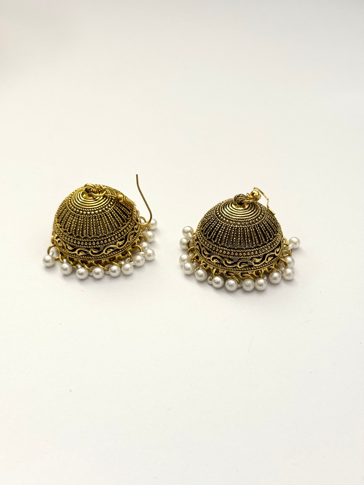 Oxidised medium jhumki