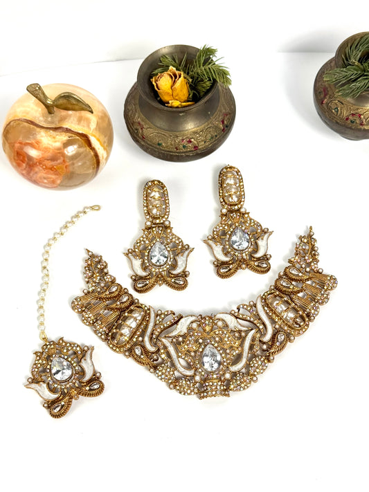 Turkish Mahnoor Necklace set